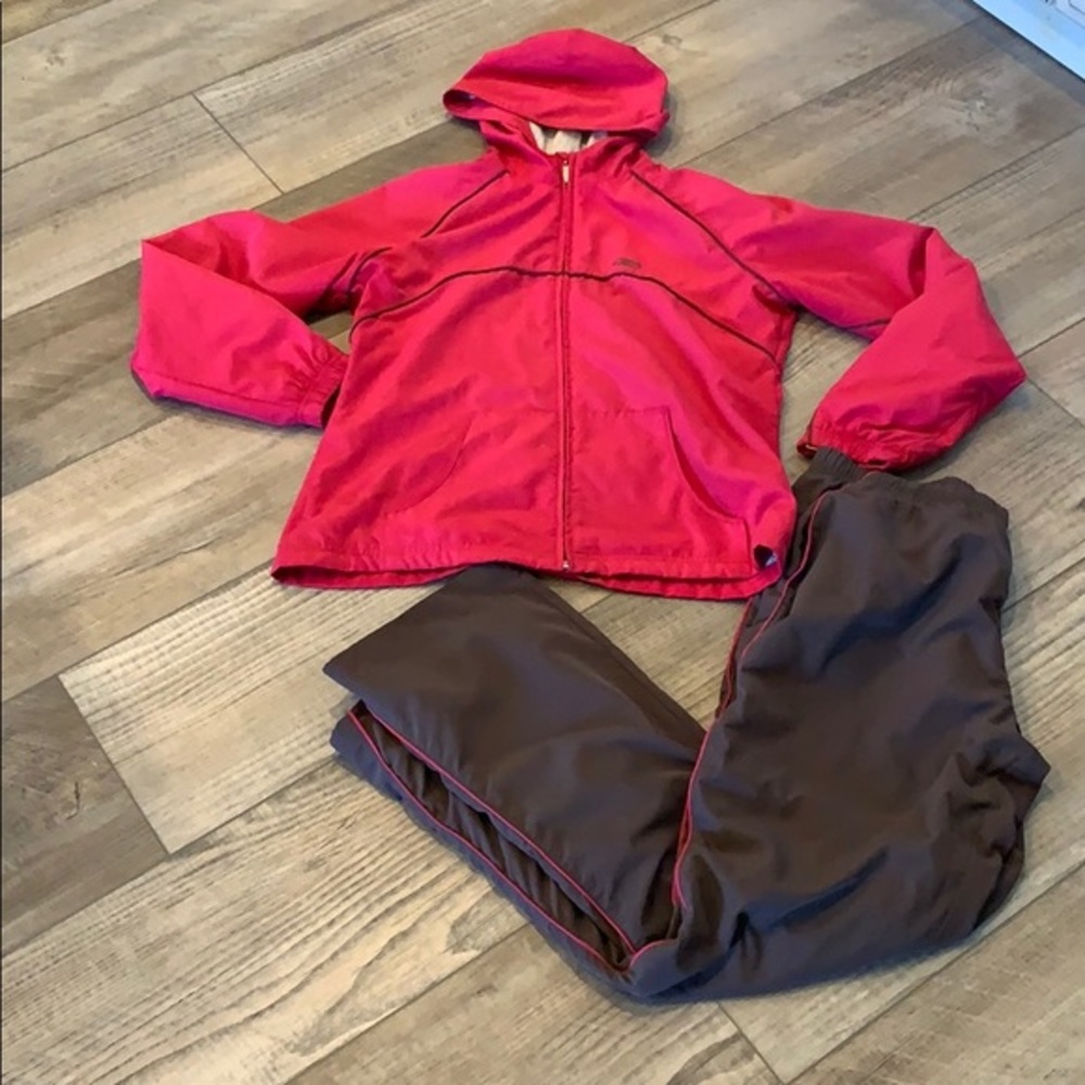 Reebok Tracksuit Pink jacket and pants vintage EUC